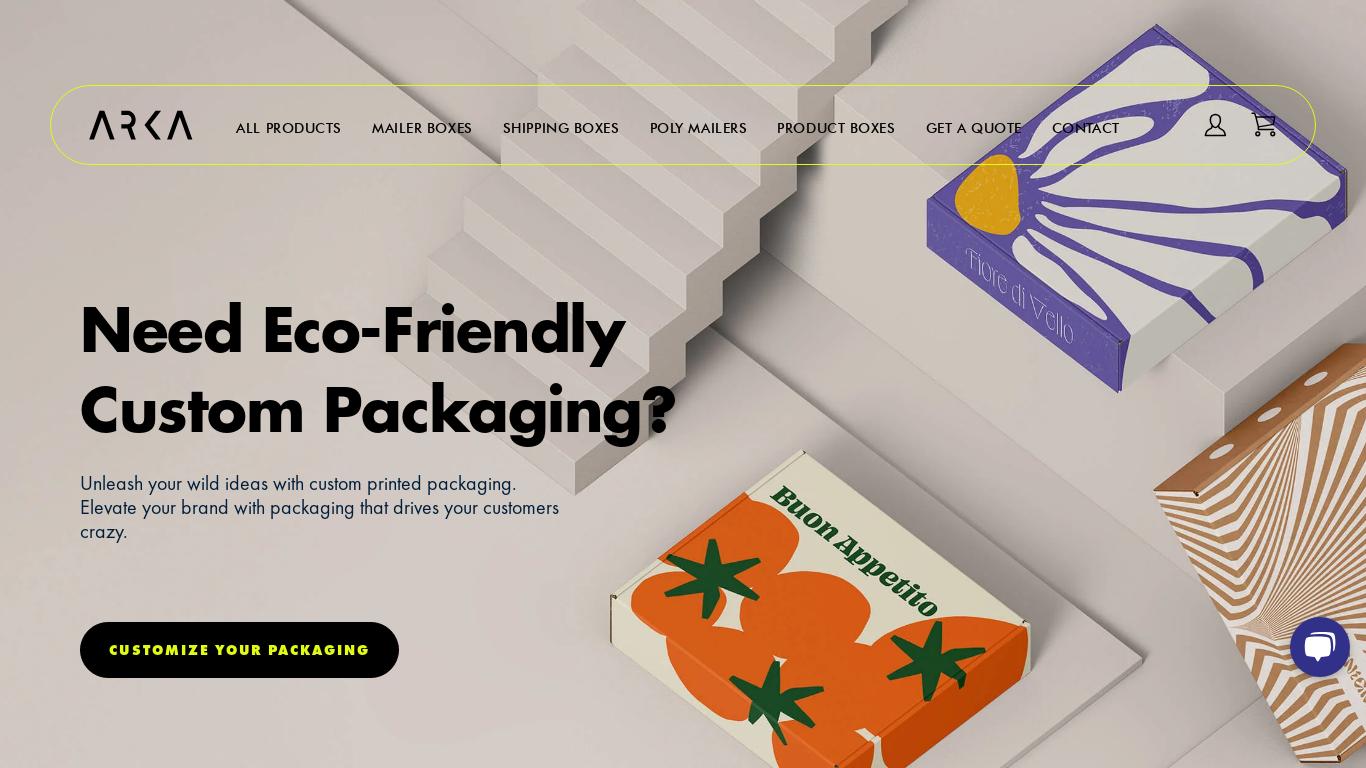 Design custom boxes for Ecommerce with Arka! Use our integrations with Shopify, BigCommerce, Square & more! Order your sustainable custom boxes today.