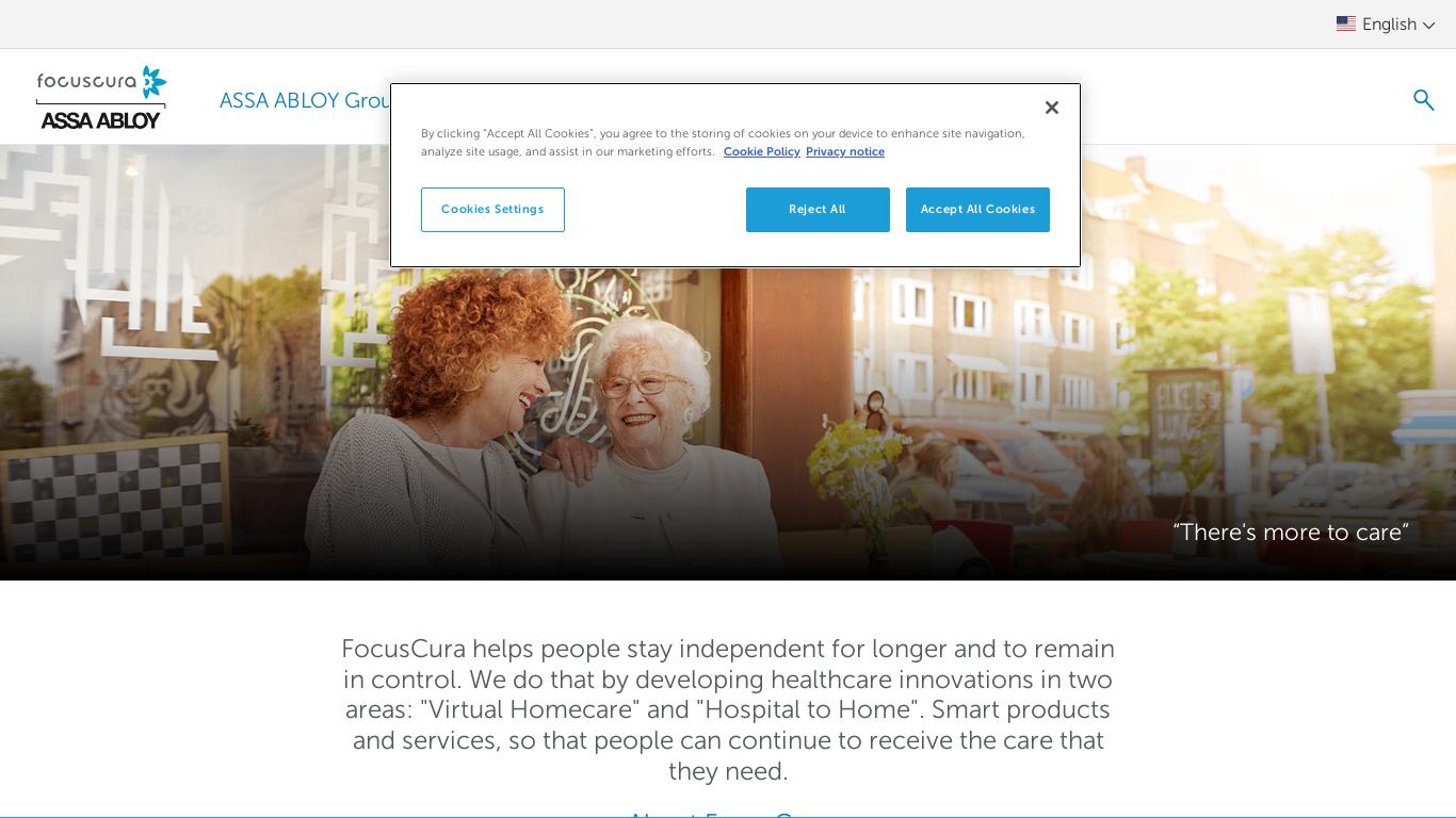 FocusCura develops health care innovations that help people live happily and independently for longer.