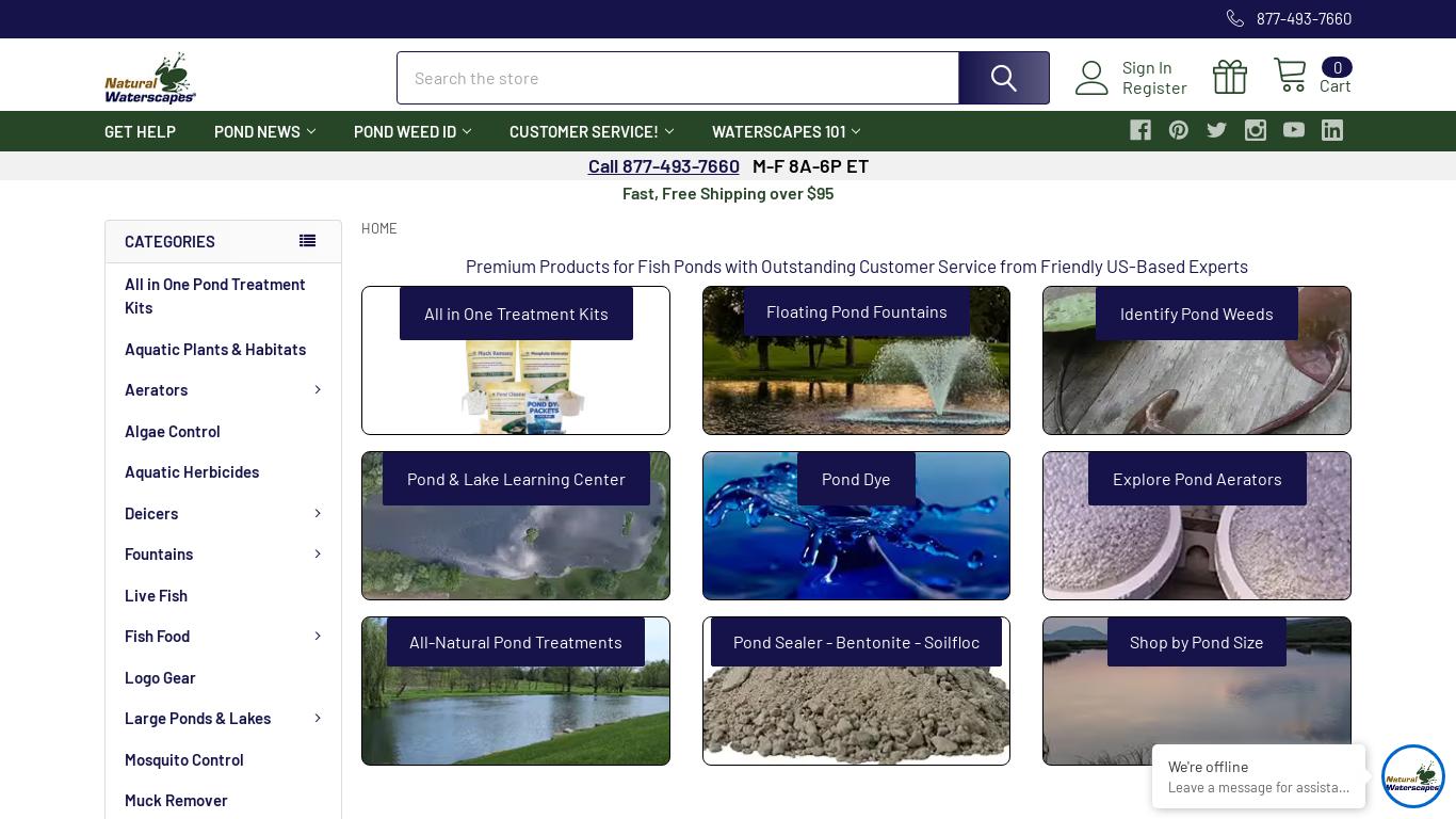 Explore the best pond supplies at our pond store. Enjoy fast & free shipping on in-stock pond treatments and best selling products. Subscribe for pond and lake management tips!