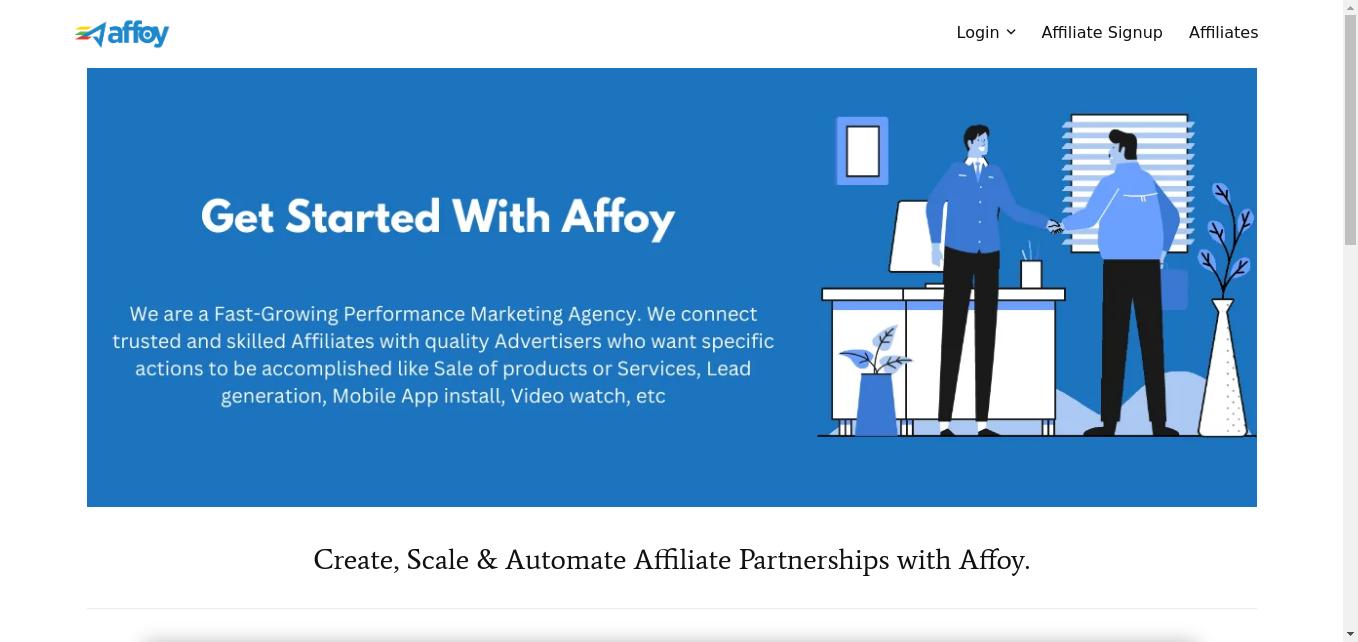 Create, Scale & Automate Affiliate Partnerships with Affoy.