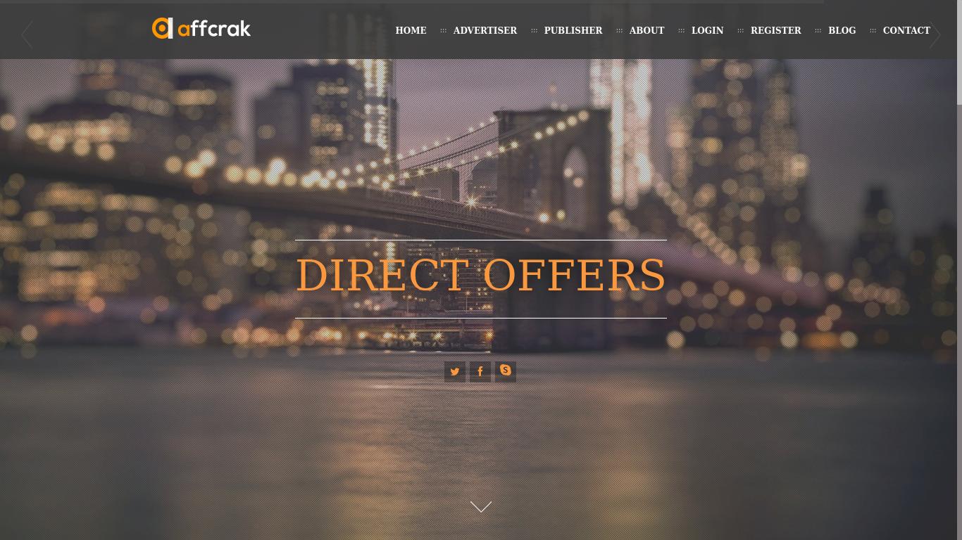 Affcrak is a CPA Affiliate Network offering top digital products and services. They guarantee high conversion rates and immediate revenue streams for advertisers and publishers. Their platform has easy offers and the best converting products in the industry. Their dedicated affiliate managers are always available to help solve problems.