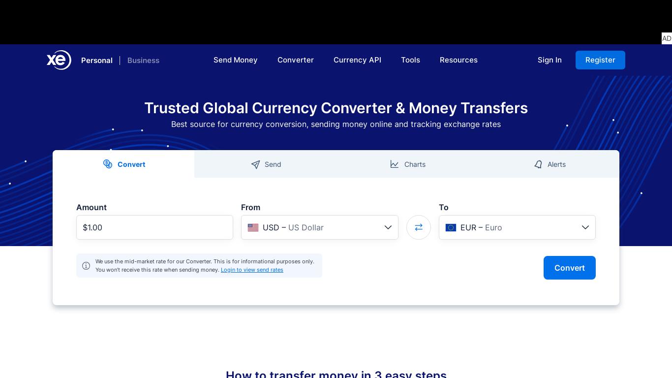 Get the best currency exchange rates for international money transfers to 200 countries in 100 foreign currencies. Send and receive money with best forex rates.