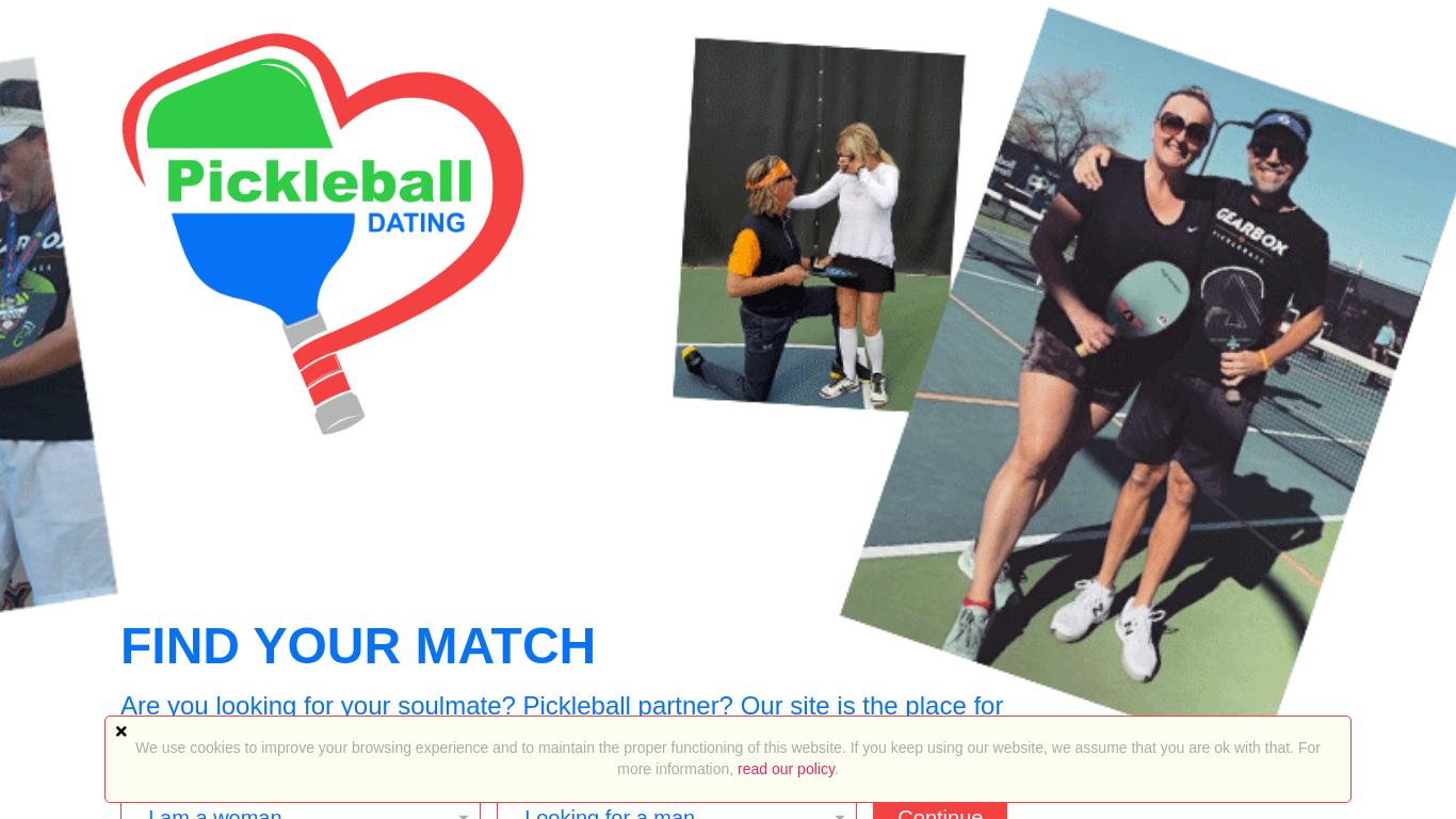 Find your match on our site! Connect with others interested in genuine relationships, finding soulmates, or pickleball partners. Easy and safe connections.