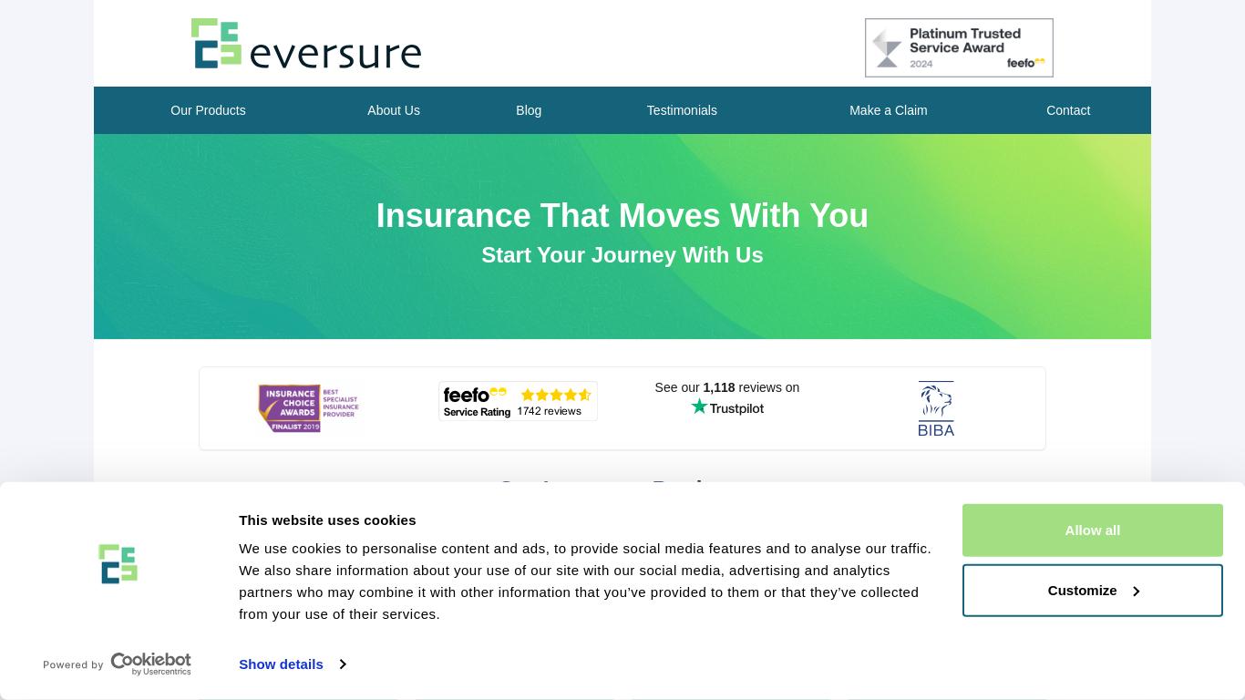 Eversure offers various insurance policies such as car hire excess, breakdown cover, photography, cycle, caravan, and drone insurance. They pride themselves on providing excellent customer service and work with expert underwriters. Their travel guide helps navigate changing foreign travel possibilities and the new GHIC. Prices are competitive and customized policies include additional options such as worldwide travel cover and public liability. Eversure is based in the UK, registered with the Financial Conduct Authority, and offers a simple quote process.