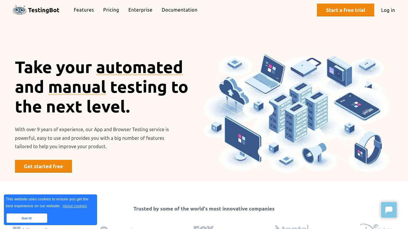 Instant access to over 5200 browsers with physical iOS and Android devices. Parallel Testing. Automated Testing. Boost your UI test suite in minutes with TestingBot.