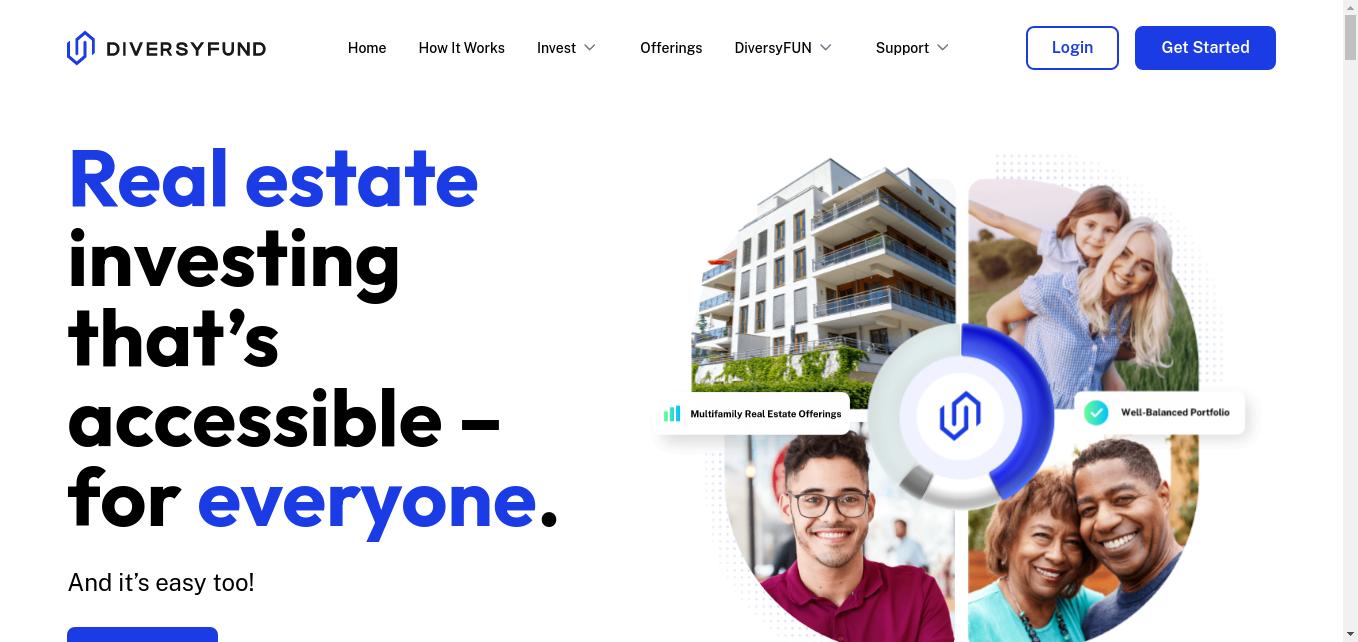 DiversyFund offers alternative investing opportunities to the everyday investor using value-add real estate growth plans focused on multifamily real estate.