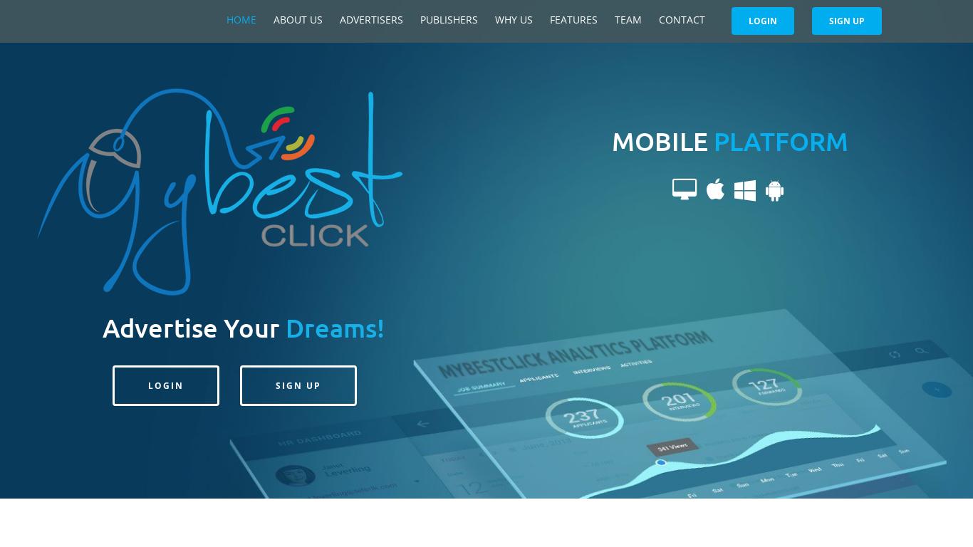 Mybestclick is a CPA based affiliate network offering a wide range of quality offers from recognized advertisers. They provide intelligent solutions for buying and selling verified video, search, and display ads. They also offer support for mobile advertising and have a dedicated team to help with affiliate marketing.