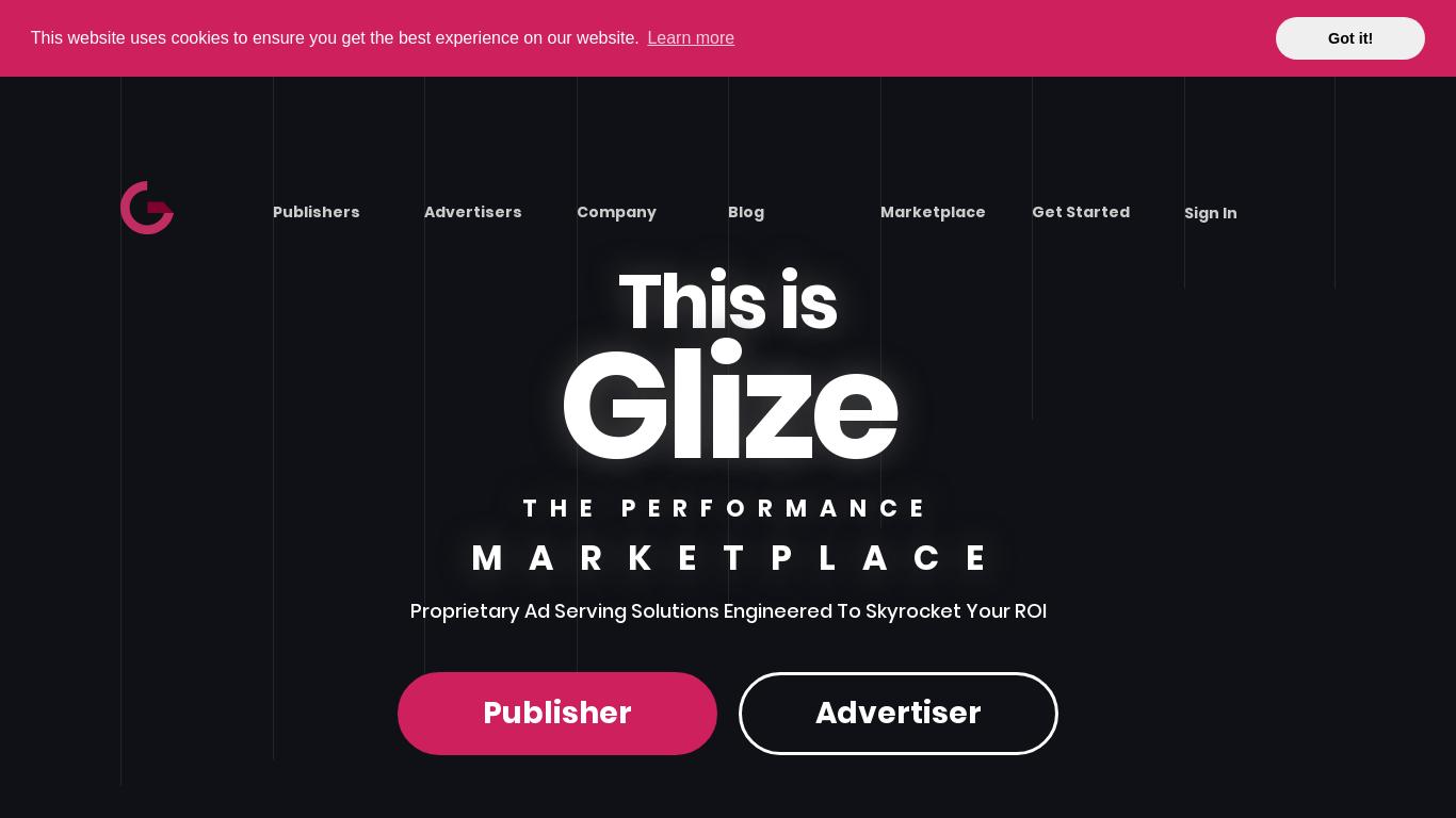 Glize is the global affiliate marketing network based on a proprietary AdServer & Traffic Management Solution. Join today and skyrocket your revenues!