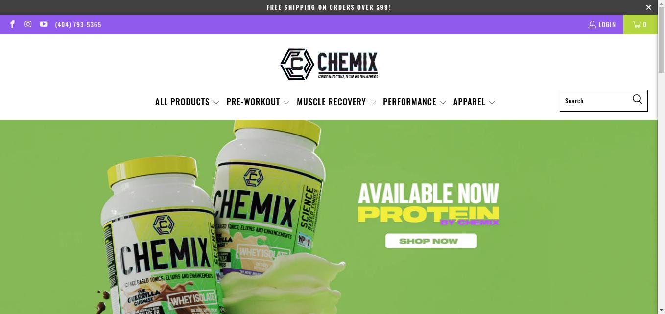 The Guerrilla Chemist brings you his new brand Chemix Lifestyle. A brand providing science based results with the hottest bodybuilding supplements on the market today. Chemix Supplements bring you science based tonics, elixirs, and enhancements.