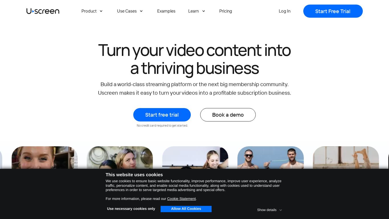 Uscreen's all-in-one video membership platform enables creators to scale their businesses through web, apps, built-in community & live streaming features.