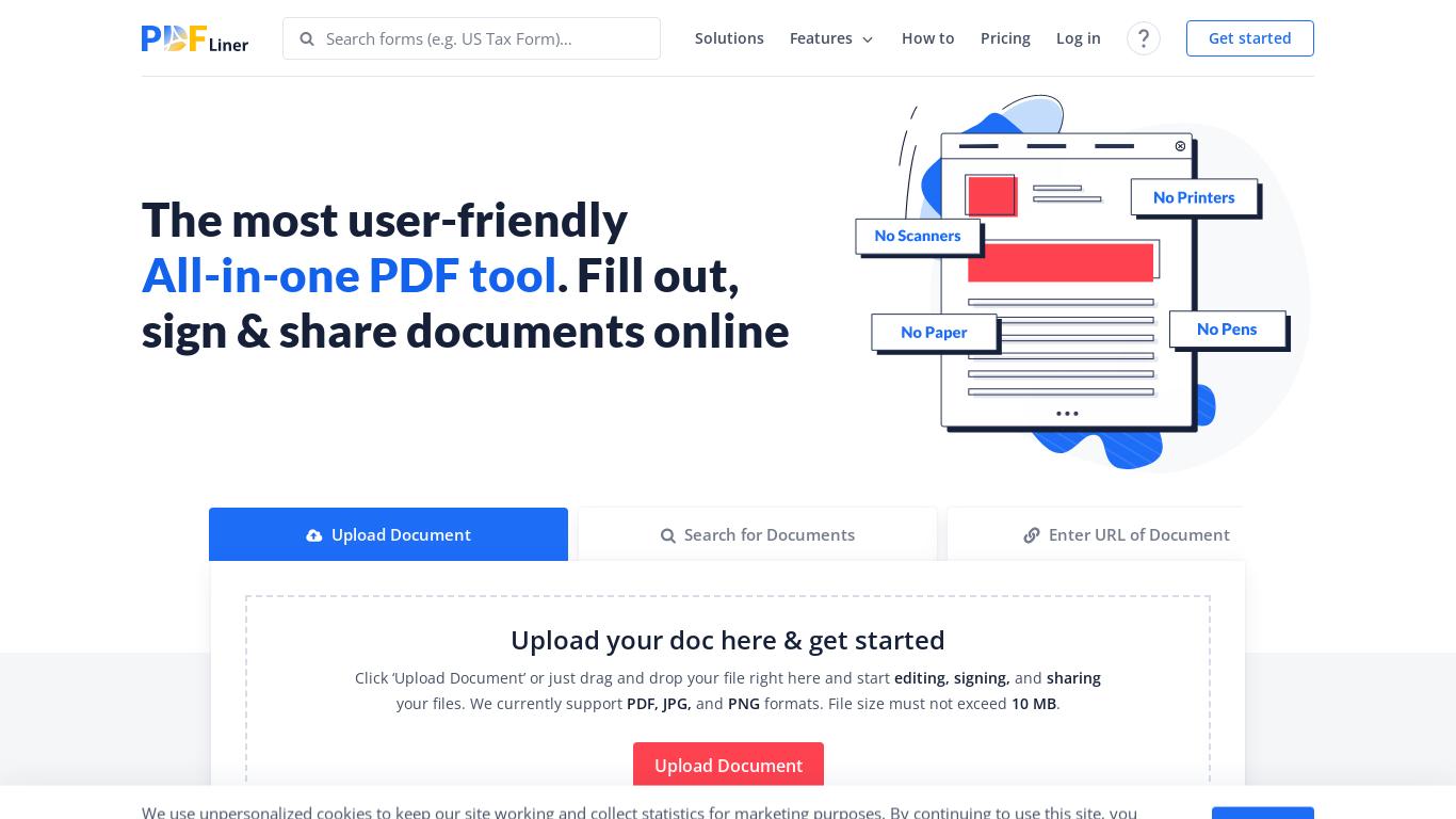 Our PDF tools offer a comprehensive solution for all your PDF needs, including editing, converting, merging, and splitting PDF files that will streamline your document management tasks!