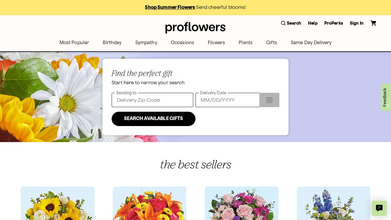Order online and get fresh flower delivery with Proflowers. Shop our wide selection of flower arrangements with same day delivery available. 7-day freshness guaranteed.