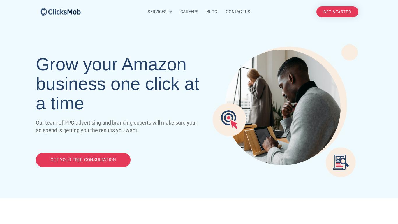 Our team of Amazon PPC and branding experts will make sure your ad spend is growing your small Amazon business and getting you the results you want.