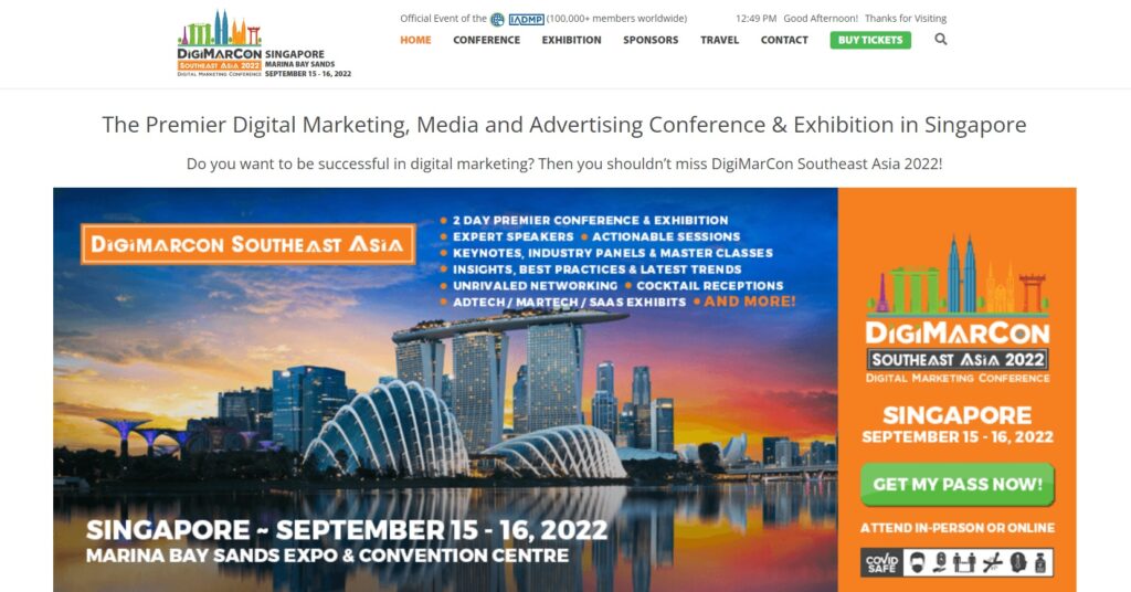 Conferência e Exposição Premier de Marketing Digital, Mídia e Publicidade em Cingapura
