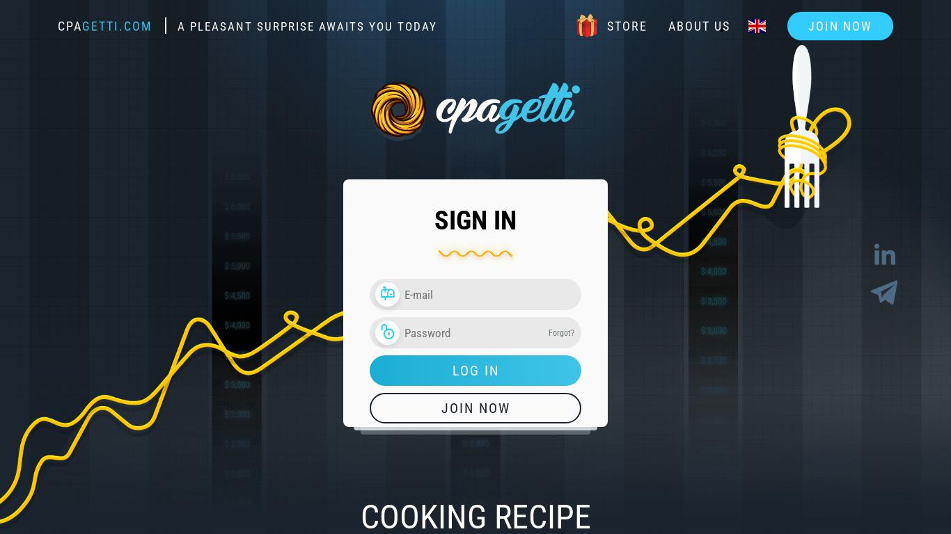 CPAgetti Homepage