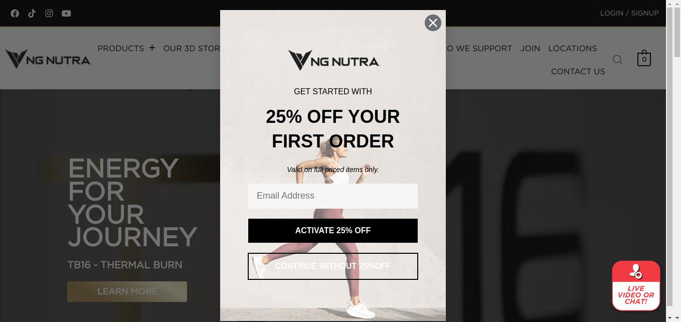 NG NUTRA – The best ingredients. The best you.