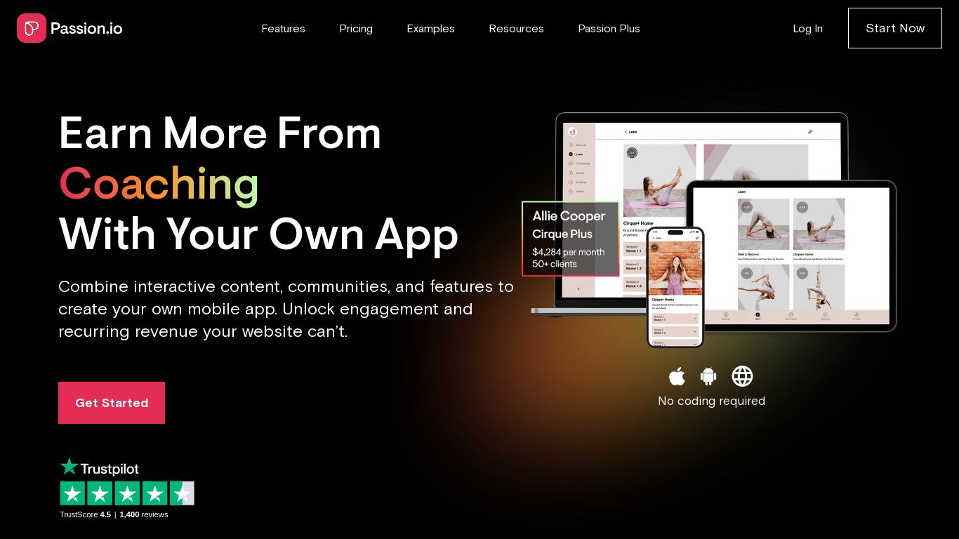 The easiest way to launch your own mobile app for iOS, Android, and Web. No coding required. Earn more, engage better—whatever your passion.