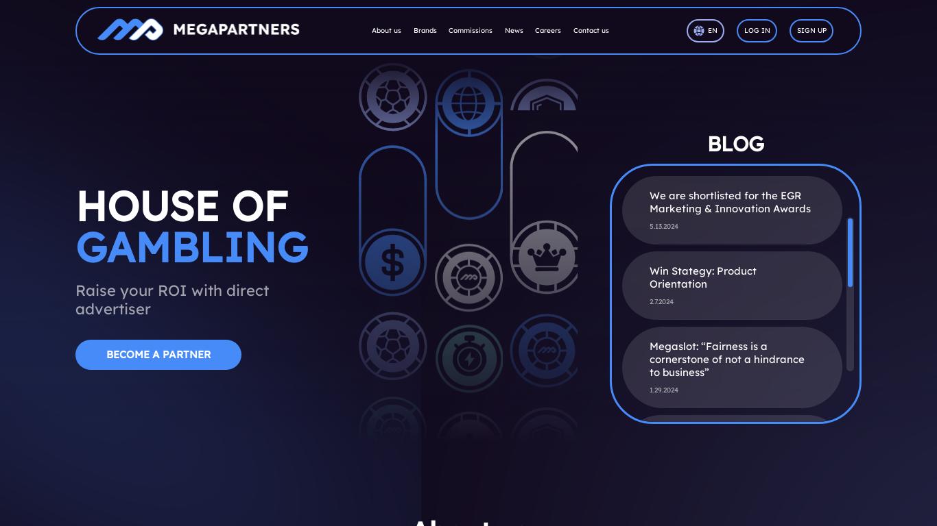 MEGAPARTNERS offers an Affiliate Program for their iGaming brands with a focus on providing the best possible experience for partners and players. Commission is earned through linking players to an affiliate account and is based on the revenue generated by those players. The commission structure depends on the number of first-time deposits. The program is available worldwide and payment methods include USDT, BTC, Ton, Skrill, Neteller, Webmoney, and bank transfers. Contact MEGAPARTNERS for more information on cooperation opportunities.