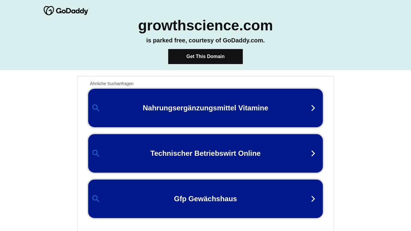 Growth Science Homepage